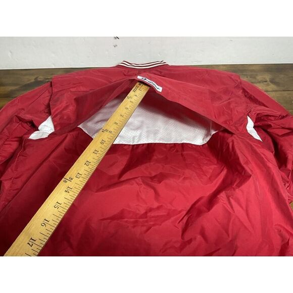 Boathouse Sports Mens Medium Red White Deer Hunting Windbreaker Jacket - Picture 9 of 12